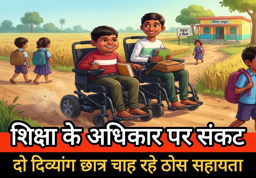 शिक्षा के अधिकार पर संकट : बालोद के दो दिव्यांग छात्र चाह रहे ठोस सहायता