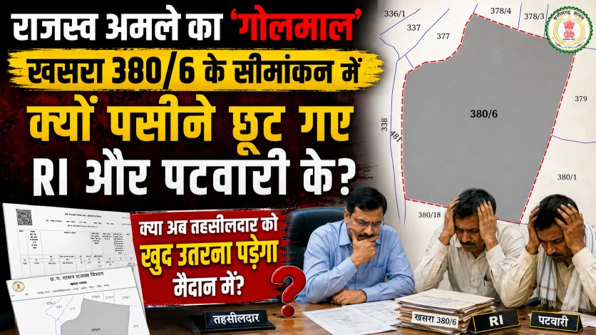 लैलूंगा : राजपुर में राजस्व अमले का ‘गोलमाल’, खसरा 380/6 के सीमांकन में क्यों पसीने छूट गए RI और पटवारी के? क्या अब तहसीलदार को खुद उतरना पड़ेगा मैदान में?…