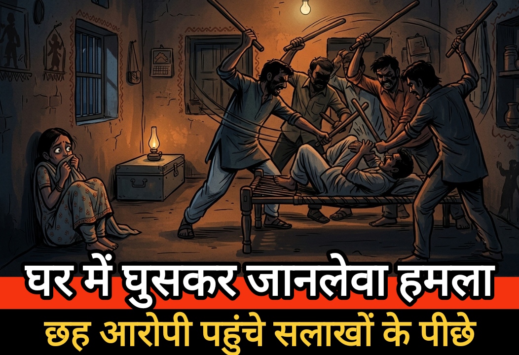 घर में घुसकर जानलेवा हमला : देवरी पुलिस ने छह आरोपियों को सलाखों के पीछे पहुंचाया