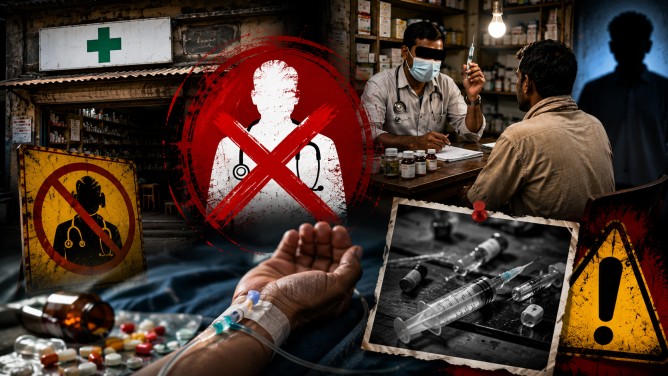 स्पेशल इन्वेस्टिगेशन : जशपुर में मेडिकल स्टोर की आड़ में मरीजों की जिंदगी से खिलवाड़; बिना डिग्री धड़ल्ले से चल रहा अवैध ‘झोलाछाप’ क्लीनिक…