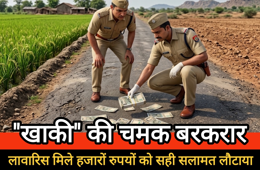 “खाकी” की चमक बरकरार : आरक्षकों को ड्यूटी के दौरान सड़क पर मिले ₹60,500 नगद, छानबीन कर मालिक को लौटाए