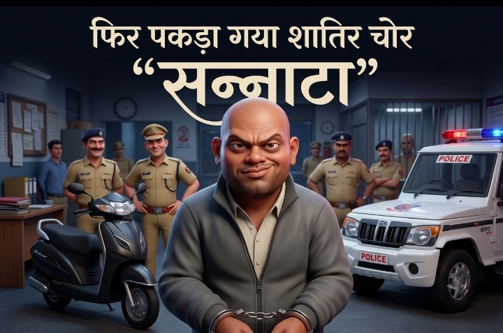 बालोद पुलिस की बड़ी कामयाबी : दुर्ग जेल से छूटते ही फिर वाहन चोरी करने वाला अंतरजिला शातिर चोर गिरफ्तार, 3 गाड़ियां बरामद