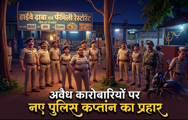अवैध कारोबारियों पर नए पुलिस कप्तान का प्रहार : जिले में आबकारी और यातायात नियमों के उल्लंघन पर पुलिस की बड़ी कार्रवाई