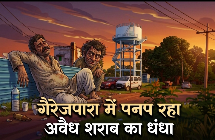कुसुमकसा के गैरेजपारा में पनपा अवैध शराब का कारोबार, जनप्रतिनिधियों की खामोशी से ग्रामीणों में भारी आक्रोश